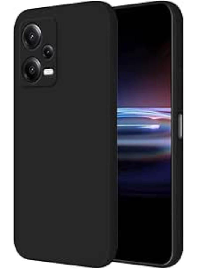 غطاء واقي لهاتف Xiaomi 12 Pro، غلاف خلفي ناعم رفيع من TPU، غلاف سيليكون مرن متوافق مع Xiaomi 12 Pro - أسود