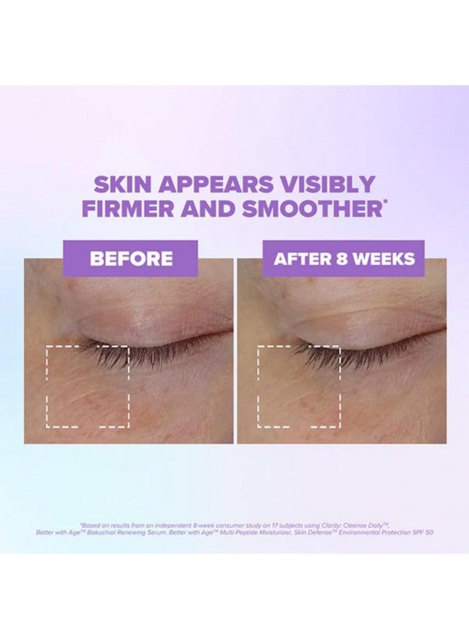 ClarityRx Better With Age Multi-Peptide Anti-Aging Facial Moisturizer, Natural Lifting & Tightening Face Cream, Plant Based, Cruelty Free, Paraben Free (1.7 oz) - Image 5