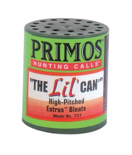 Primos Hunting The Lil' Can Estrus Bleat, Compact Design for Authentic Doe and Fawn Vocalizations - Image 1
