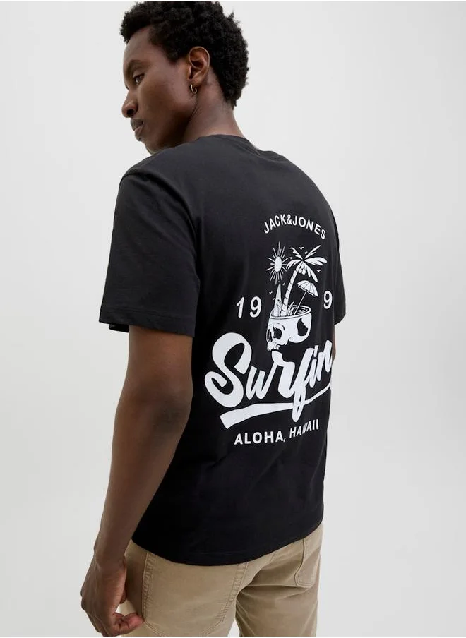 JACK & JONES Jack & Jones Graphic Print Short Sleeve T-Shirt