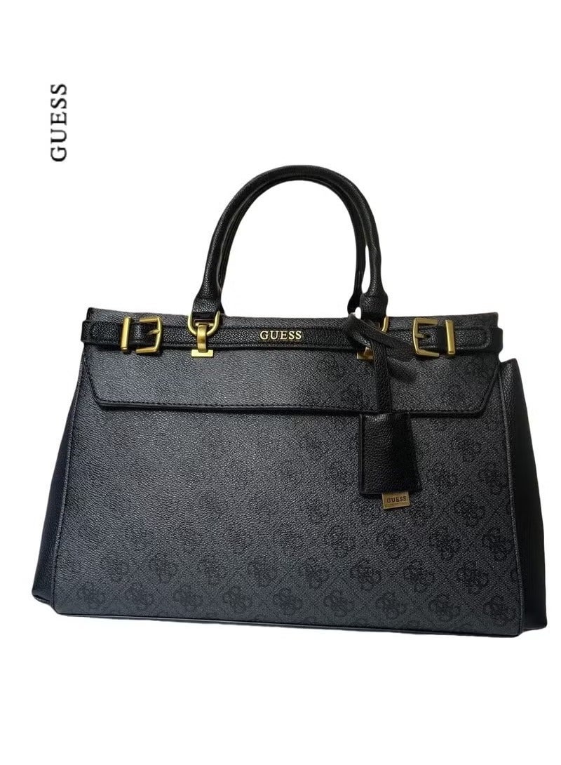 GUESS Simple Printed Shoulder Bag Messenger Bag Handbag 36.5*13*24cm