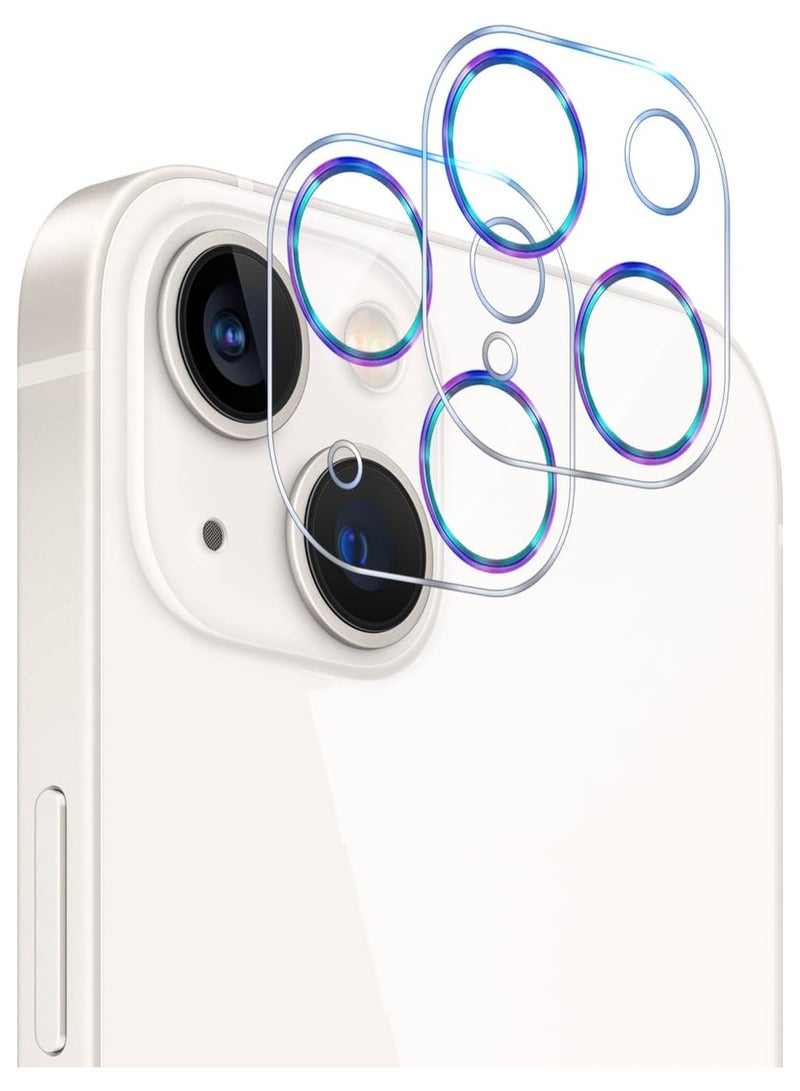 3D Waterproof Tempered Glass Compatible With IPhone 14  Camera Lens Protective Film Sticker Compatible with Apple iPhone 14 Graffiti Clear - Image 3