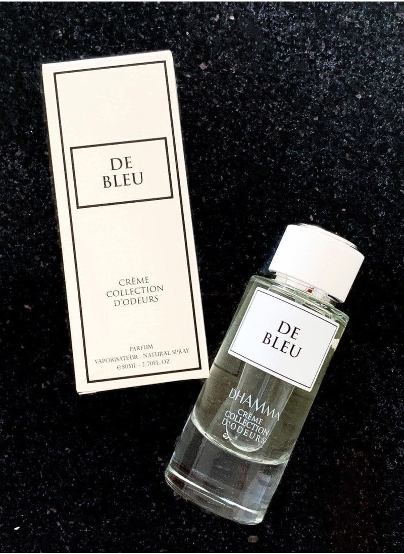 AMD Perfumes Creme Collection De Bleu By AMD Perfumes Men Fragrance EDP 85ml  - Image 2