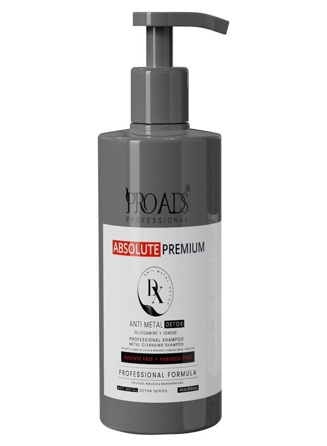 PRO ADS Professional Anti Metal Detox Shampoo 300 ml and Mask 250 ml Set | Sulfate Free Paraben Free Hair Detox Treatment | Removes Metal Buildup & Prevents Color Change | Glucoamine + Ionene Formula | For All Hair Types - Image 2