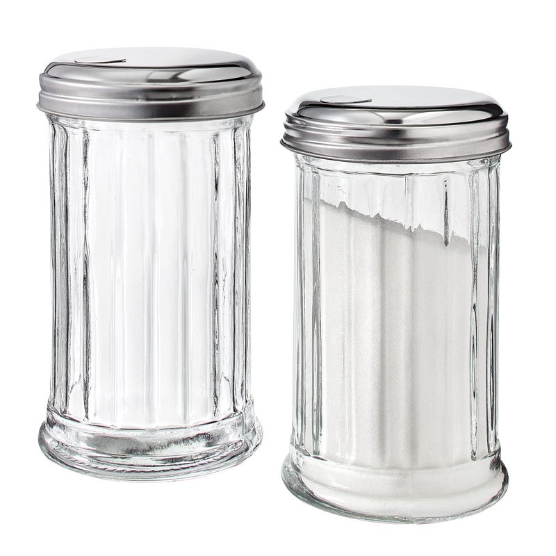 Evrblock 2 Pack Diner Retro Style Sugar Shakers