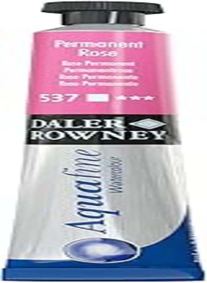 Daler Rowney Daler Rowney 131008537 Aquafine Water Color, 8 ml - Permanent Rose 