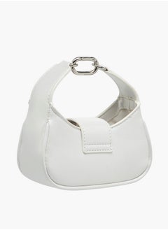 Flora Bella By Shoexpress Girls Solid Crossbody Bag with Detachable Strap and Flap Closure  - Image 3