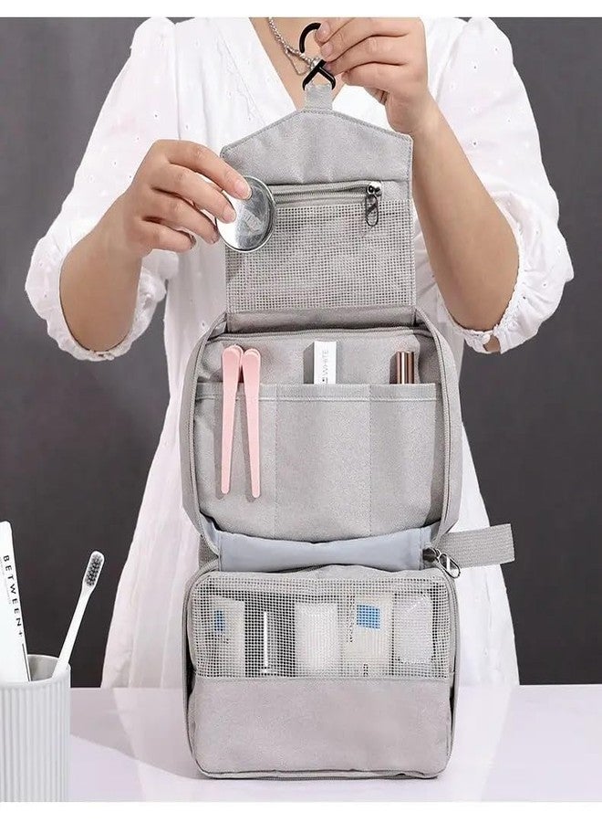 PAVITYAKSH Bag COSMATIC Hanging Folding Hanging Travel Cosmetic Bag Makeup Organizer Case Pouch Toiletry Wall Hanging Dressing Kit,Makeup Organizer Multi Utility Kit - Image 5