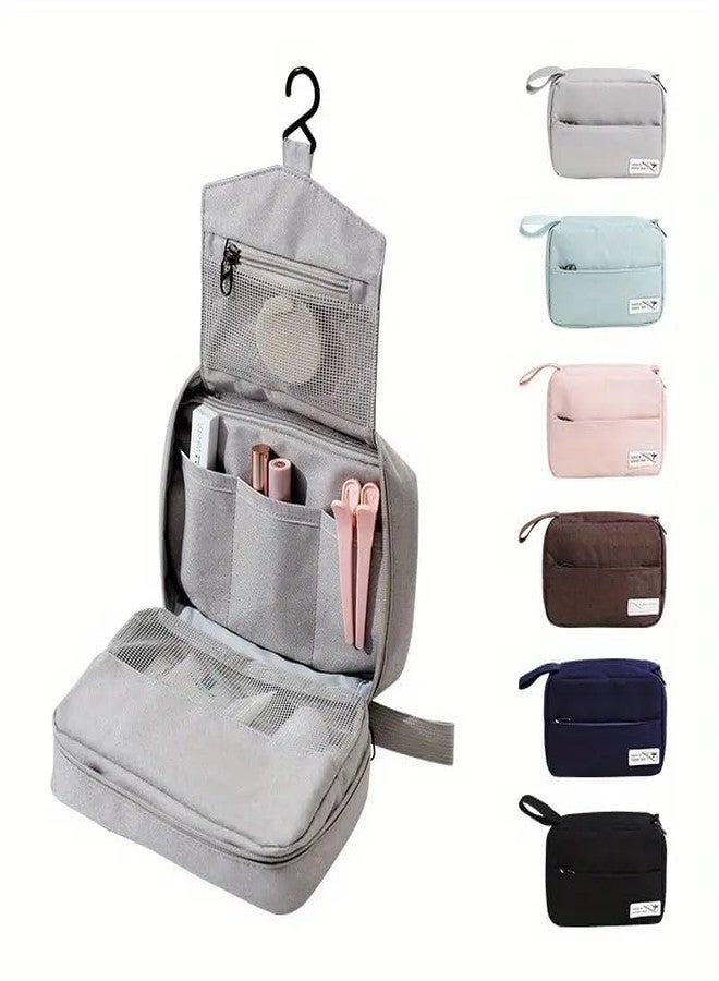 PAVITYAKSH Bag COSMATIC Hanging Folding Hanging Travel Cosmetic Bag Makeup Organizer Case Pouch Toiletry Wall Hanging Dressing Kit,Makeup Organizer Multi Utility Kit - Image 2
