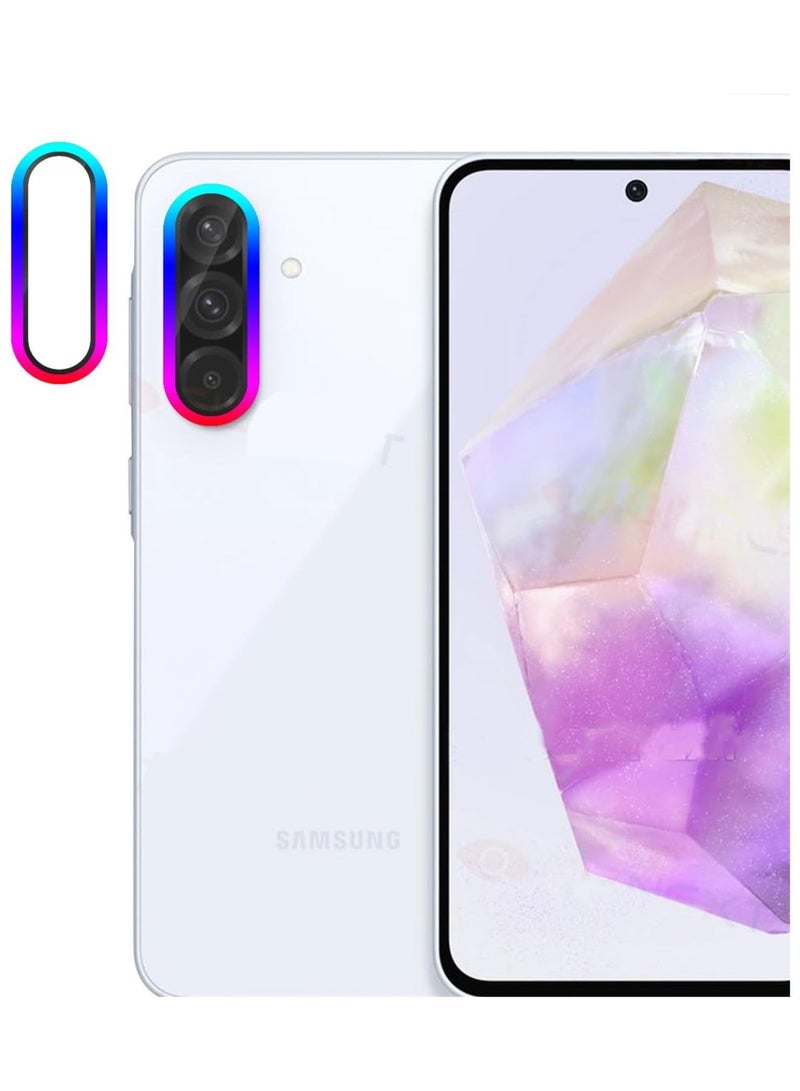 URBBKING For Samsung Galaxy A56 5G Camera Lens Protector, Scratch-Resistant HD Clarity Ultra-Thin 9H Tempered Glass with Aluminum Edging, Individual Metal Lens Cover (Color) - Image 5