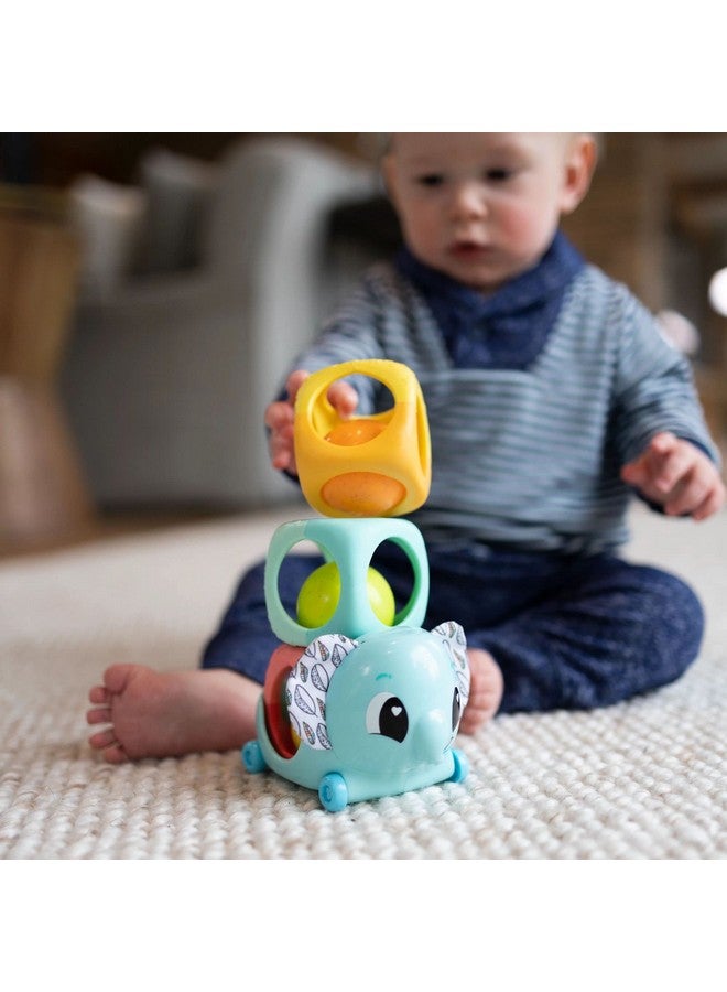 لاماز مكعبات التكديس من لاماز - مكعبات للأطفال لتنمية المهارات الحركية الدقيقة - ألعاب تكديس للأطفال للعب الحسي - ألعاب تكديس تفاعلية ملونة - للأعمار من 6 أشهر فما فوق - Image 2