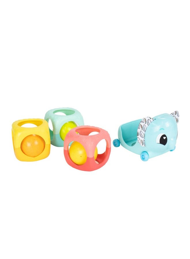 لاماز مكعبات التكديس من لاماز - مكعبات للأطفال لتنمية المهارات الحركية الدقيقة - ألعاب تكديس للأطفال للعب الحسي - ألعاب تكديس تفاعلية ملونة - للأعمار من 6 أشهر فما فوق - Image 5