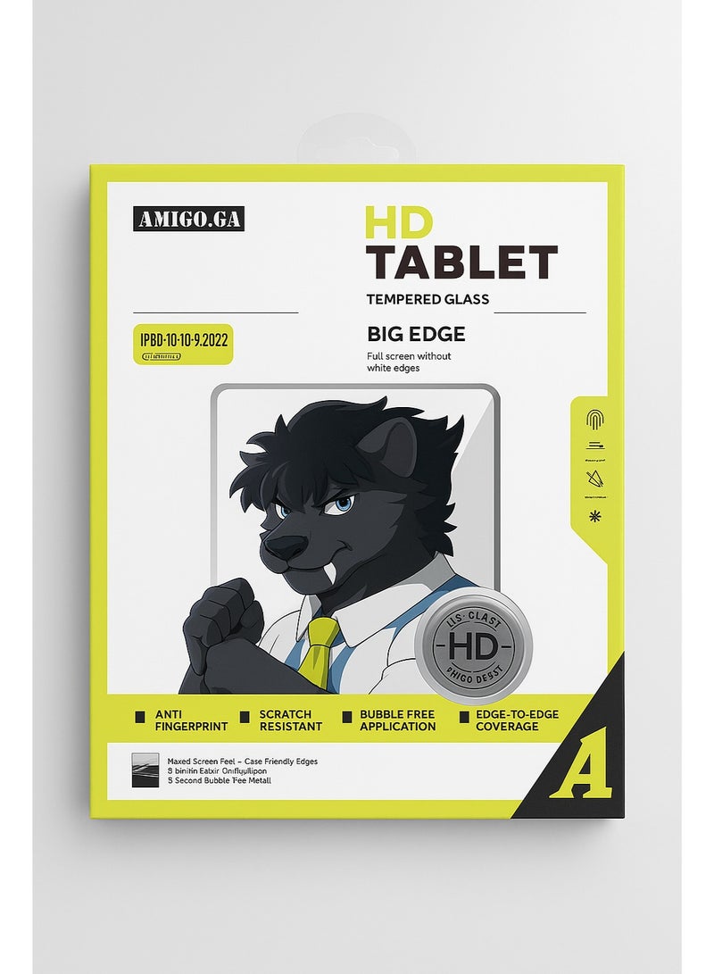 Amigo Premium Original Tempered Glass Screen Protector for iPad 10 (10.9-inch) 2022 – Superior Protection Against Shocks and Scratches, Anti-Fingerprint with Ultra Crystal-Clear Clarity - Image 1