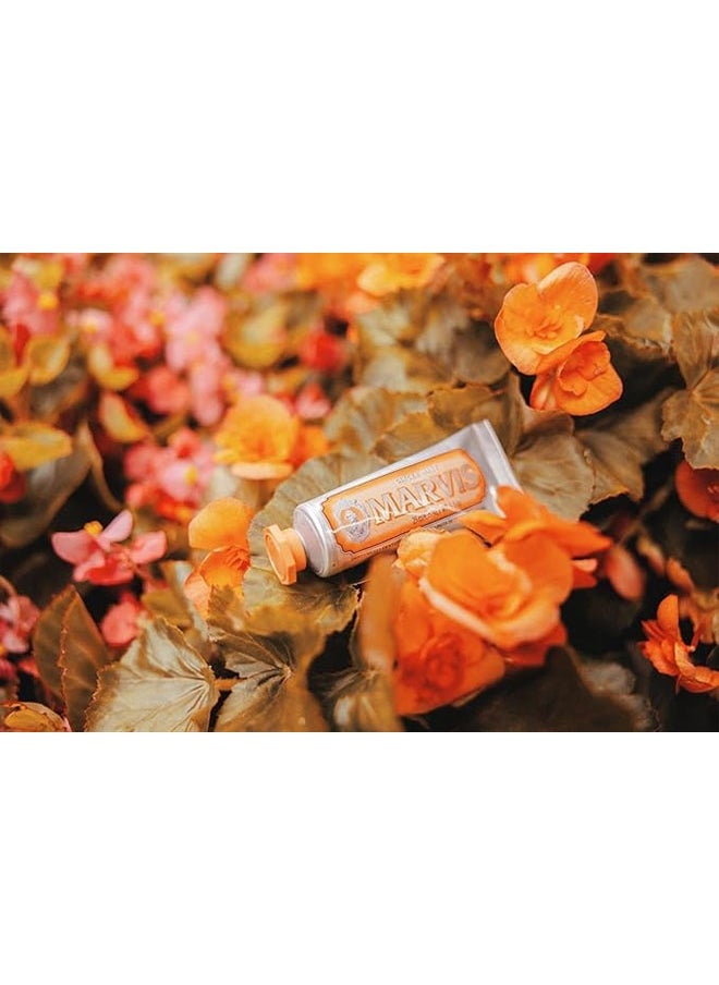 Marvis Ginger Mint Toothpaste 85ml, Prevent Tooth Decay, Tartar and Plaque Build Up, Fresh Breath and Tooth Whiting