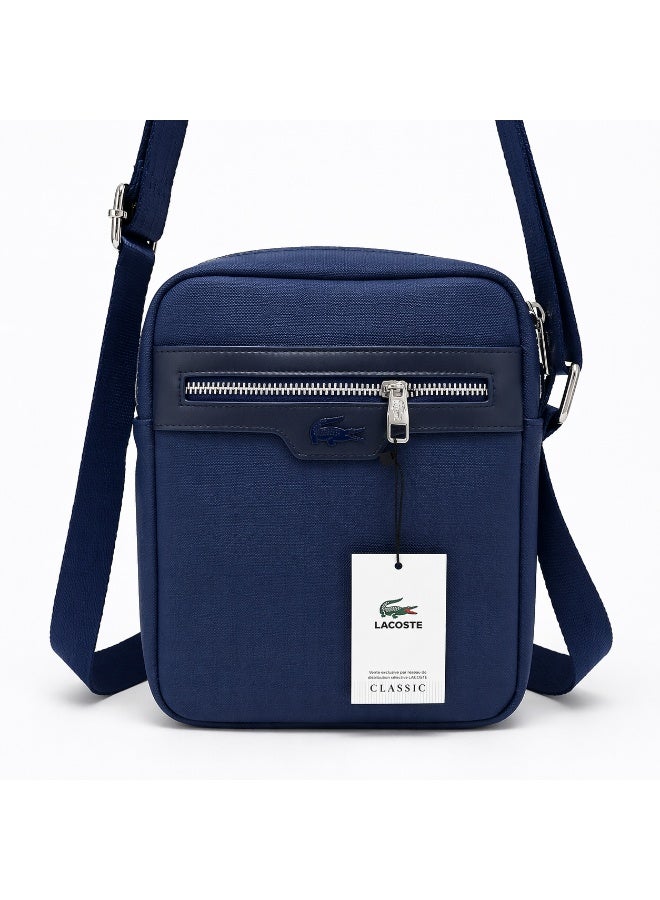 Lacoste Navy Blue Crossbody Bag – Stylish Compact Shoulder Bag