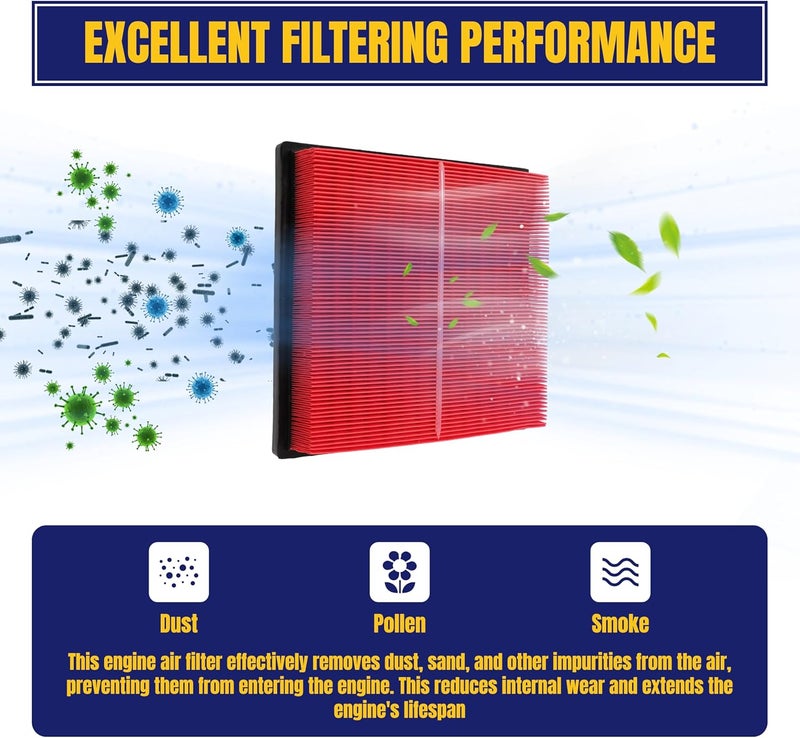 NuFlySic CA12377 Engine Air Filter for Toyota and Lexus Models - Image 3