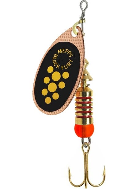 MEPPS Black Fury Fishing Spoon Copper Color No: 2 ( 4.6 gr ) 