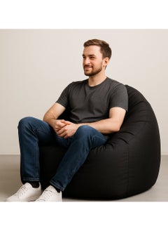 SaharaEG Comfortable & Stylish Bean Bag water proof – 90×70 cm – Ergonomic Floor Seating for Teens & Adults | Perfect for Home, Living Room, or Gaming – Great for Bringing Family & Friends Together  - Image 2