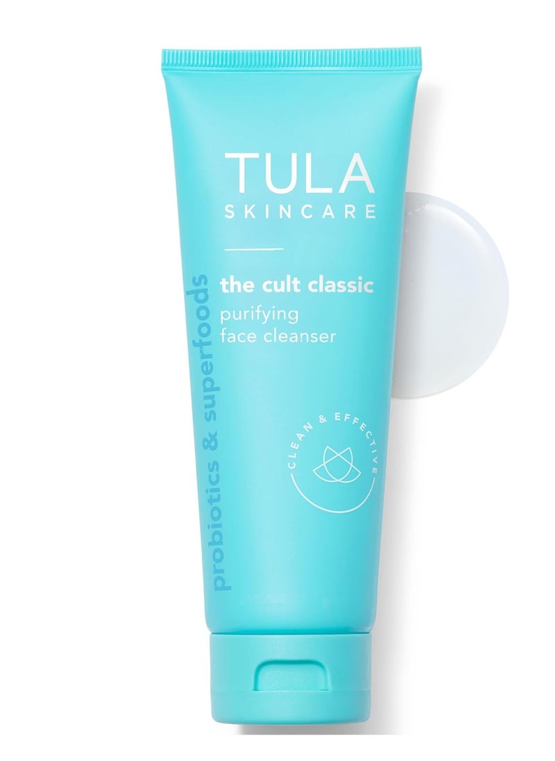 TULA TULA Skin Care Cult Classic Purifying Face Cleanser - Gentle and Effective Face Wash, Makeup Remover, Nourishing and Hydrating  - Image 1