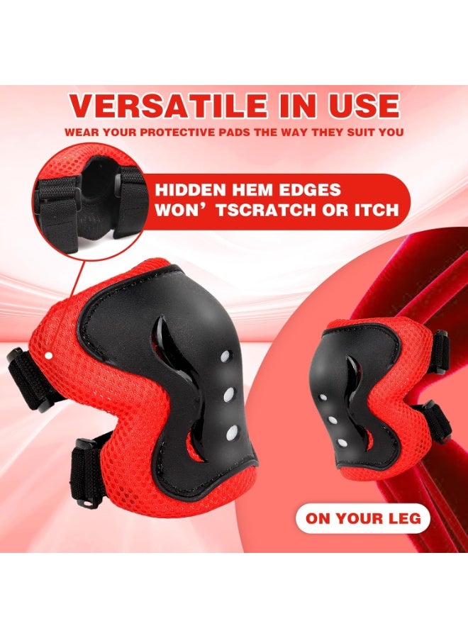 6-in-1 Protective Gear Pads Set for Skateboard Cycling Roller - MULTICULER - Image 4