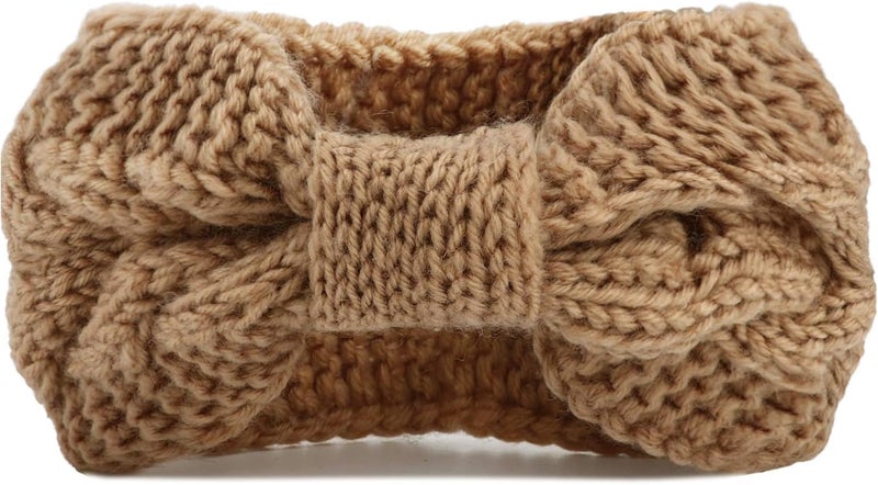 DRESHOW Winter Knit Chunky Headbands for Women Crochet Turban Knitted Ear Warmer Head Wrap Winter Accessories 4 Pack - Image 2