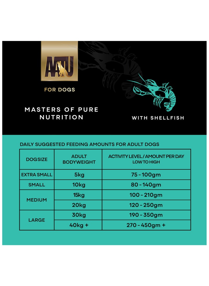 AATU - 80/20 Complete Dry Dog Food, with Shellfish 1.5kg - Dry Food Alternative to Raw Feeding, High Protein. No Nasties, No Fillers. - Image 1