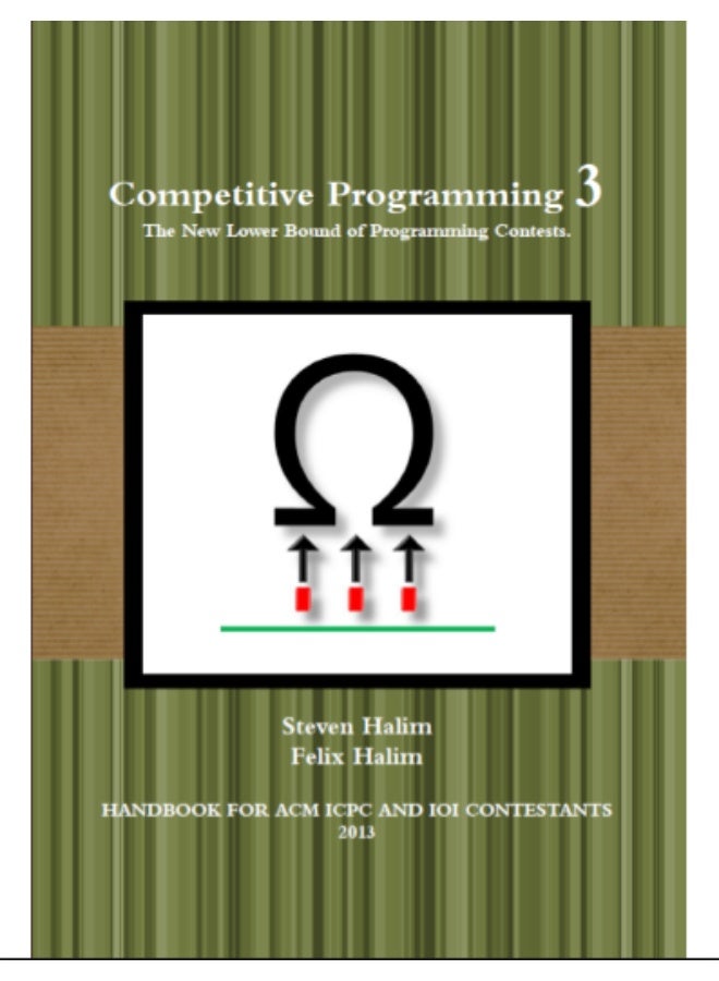 Competitive Programming 3 is a reference book for aspiring programmers in programming competitions. - Image 1