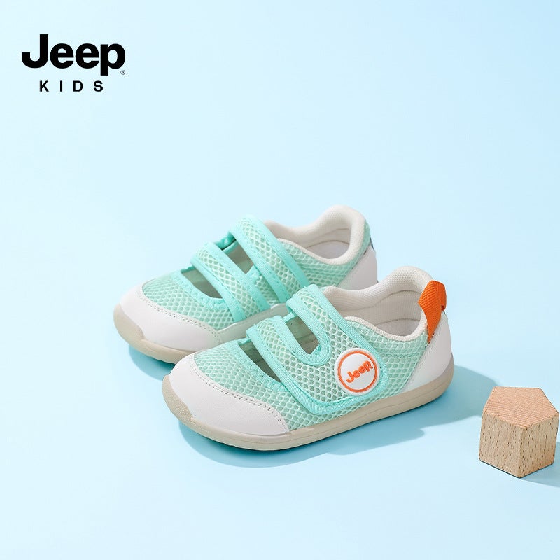 Jeep Kidsren'S Shoes 2025 Toddler Shoes Comfortable And Lightweight Girls Breathable Baby Shoes Velcro - Image 5