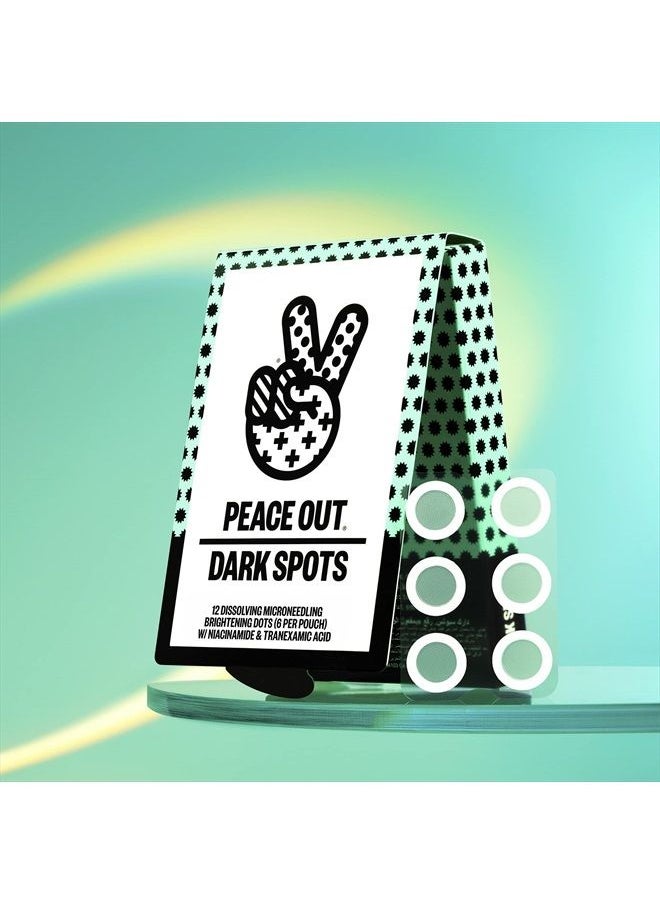 PEACE OUT - Peace Out Skincare Dark Spots. Dissolving Microneedling Dots to Reduce the Appearance of Dark Spots and Reveal Clear, Even Skin (12 dots) - Image 1