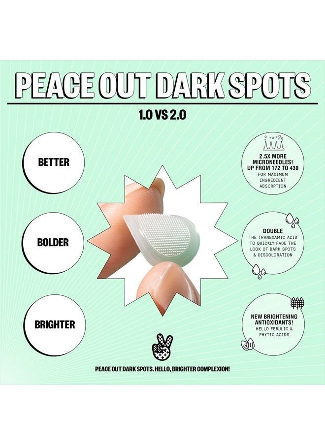 PEACE OUT - Peace Out Skincare Dark Spots. Dissolving Microneedling Dots to Reduce the Appearance of Dark Spots and Reveal Clear, Even Skin (12 dots) - Image 1