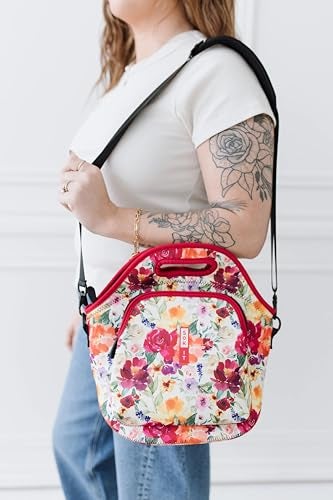 Sok It LunchTote Zippered Bag Insulated Neoprene Caddy Blooming Bright XLarge 65 Quart Lunch Tote - Image 3