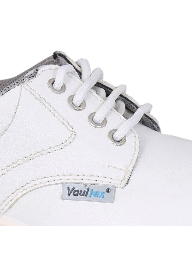 Vaultex INS Low Ankle Executive S3 SRA Steel Toe Safety Shoes, White, 39 - Image 3