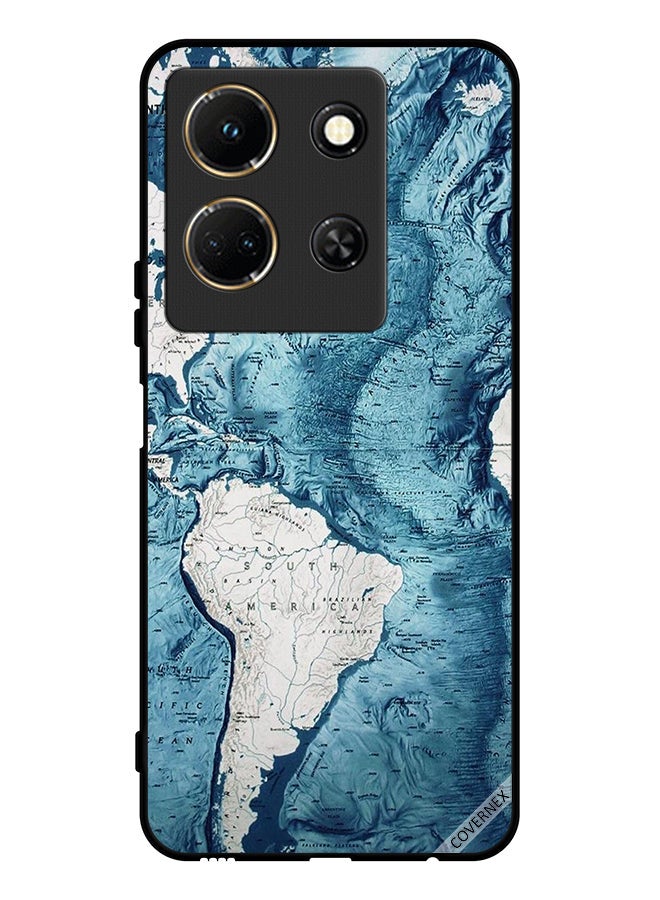 Covernex Protective Case Cover For Infinix Note 30 Map Art - Image 1