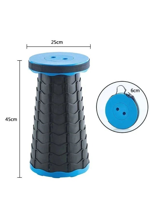 كرسىي رحلات متعدد الاستخدامات - كرسى قابل للطي صغير - كرسي تخييم وصيد بورتابول - مقعد تخييم محمول وقابل للطي مناسب لصيد الأسماك والشواء والأنشطة الداخلية والخارجية - كرسي متعدد الاستخدام، مقعد رحلات محمول قابل للطي والتعديل ( متعدد الألوان ) - Image 5