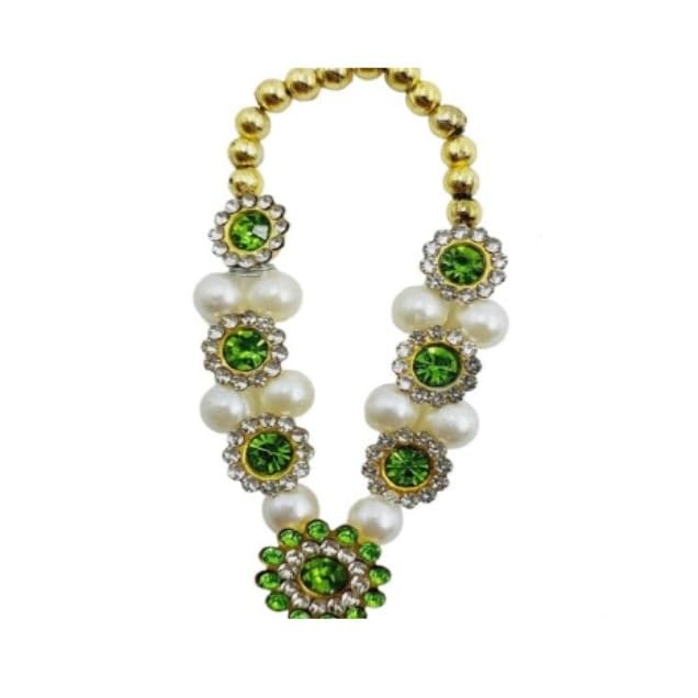 DT DECTONE Small Multi Jarkan Haar for God Idol Murti Haar Garland Haar for God Idols, Small Haar for Statue, Figurines, 7 cm (Multi Jarkan) - Image 4
