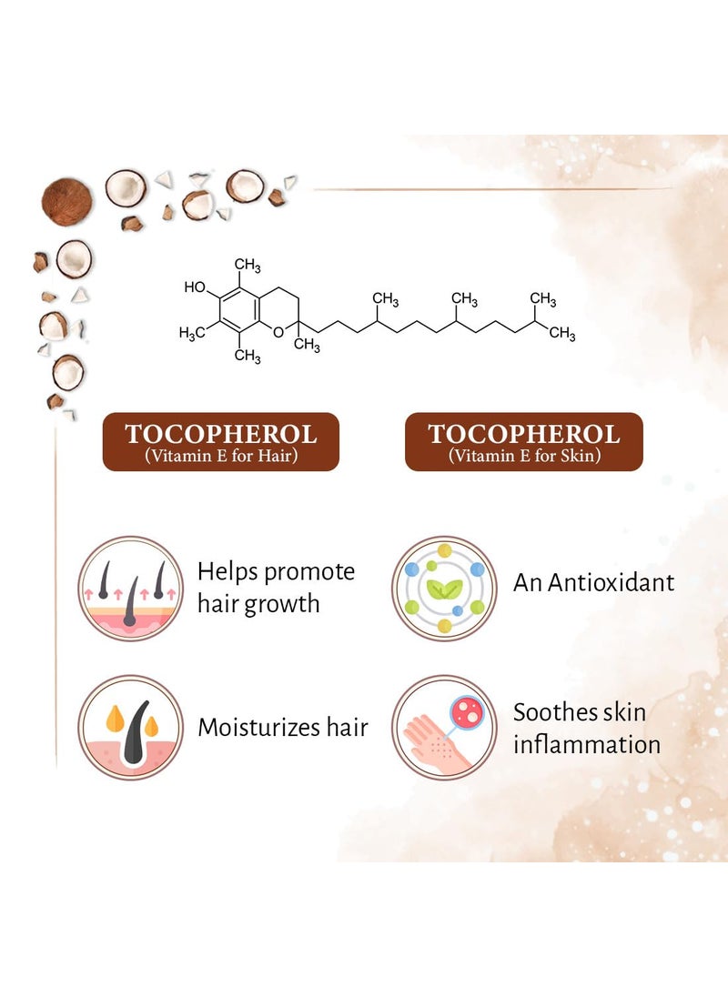 KEYA SETH AROMATHERAPY, DEVICE OF DROP Keya Seth Aromatherapy Virgin Coconut Oil Skin Hair Cold Pressed Moisturizing Glowing Soothing Nourishment Rich in Lauric Acid Vitamin E 200ml  - Image 4