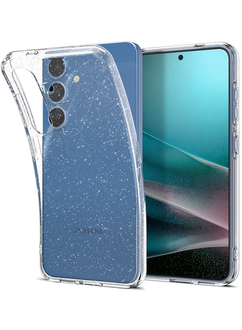 Spigen Liquid Crystal Glitter for Samsung Galaxy S25 PLUS Case Cover - Crystal Quartz - Image 1
