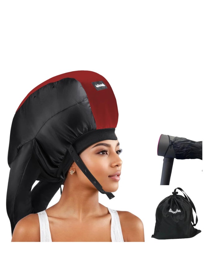 liuweihui Bonnet Hair Dryer Ideal Hair Diffuser for Curly Hair Your Ultimate Solution Spacious Capacity Blow Dryer Cap for Rapid Styling of Curls - Image 2