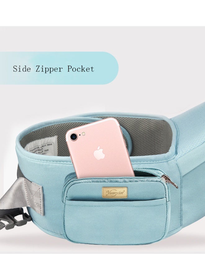 انسولار حامل اطفال 6 في 1 مع مقعد خصر/مقعد ورك للرضاعة الطبيعية، مقاس واحد يناسب الجميع - يتكيف مع حديثي الولادة والرضع والاطفال الصغار - Image 4