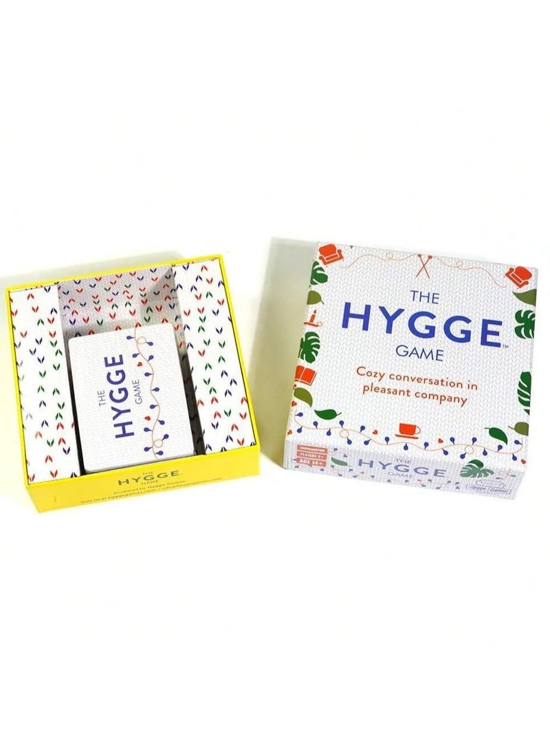 HYGGE - Friendly and Fun Conversation Warming Card Game Multi-Color White Board Game, Danish Hygiene Portable Board Game - Image 1