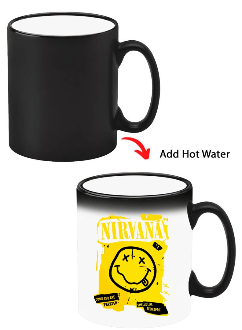 Theodor Color Changing Heat Sensitive Ceramic Mug, Image Revealed When HOT Liquid is Added! Nirvana - Image 1
