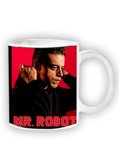 Story Of Candle Ceramic mug with the “Mr. Robot” design printed in white  - Image 1