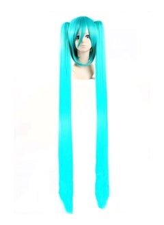Anime Character: Hatsune Miku Long Double Ponytail Wig Blue
