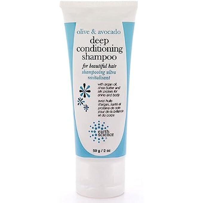 Earth Science Olive and Avocado Deep Conditioning Shampoo, 2 Ounce