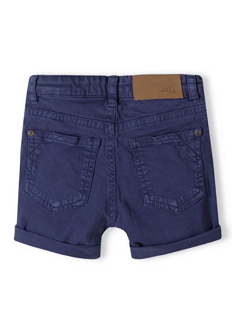 مينوتي شورت تويـل للأولاد المراهقين بحافة مطوية وجيوب - Image 2