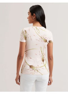 Ted Baker Printed Crew Neck T-Shirt  - Image 2
