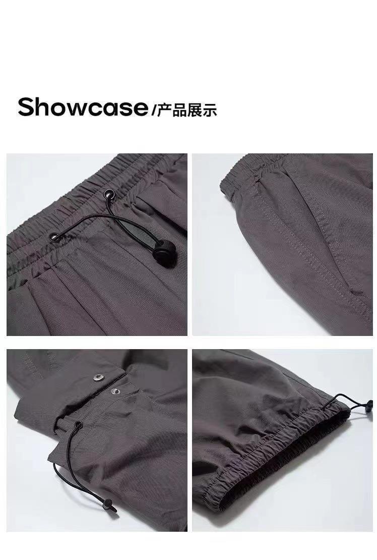 American-Style Retro Workwear Casual Pants Women'S Summer All-Match Straight Pants Loose Wide-Leg Pants Ins - Image 1