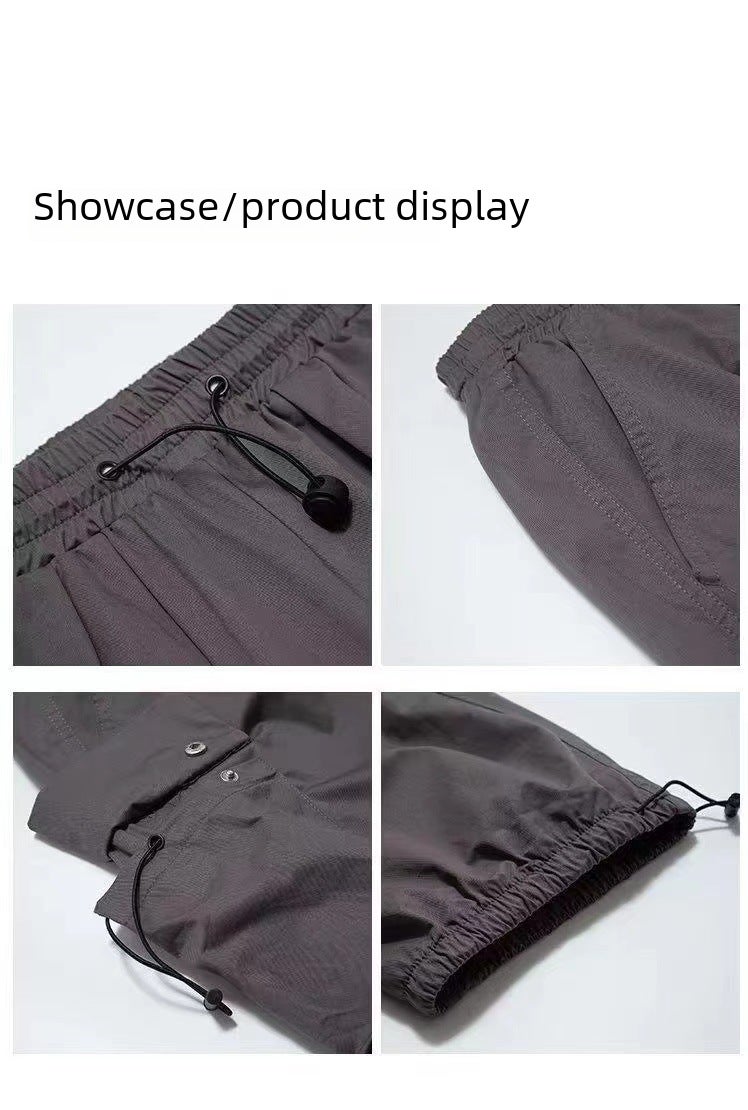American-Style Retro Workwear Casual Pants Women'S Summer All-Match Straight Pants Loose Wide-Leg Pants Ins - Image 4