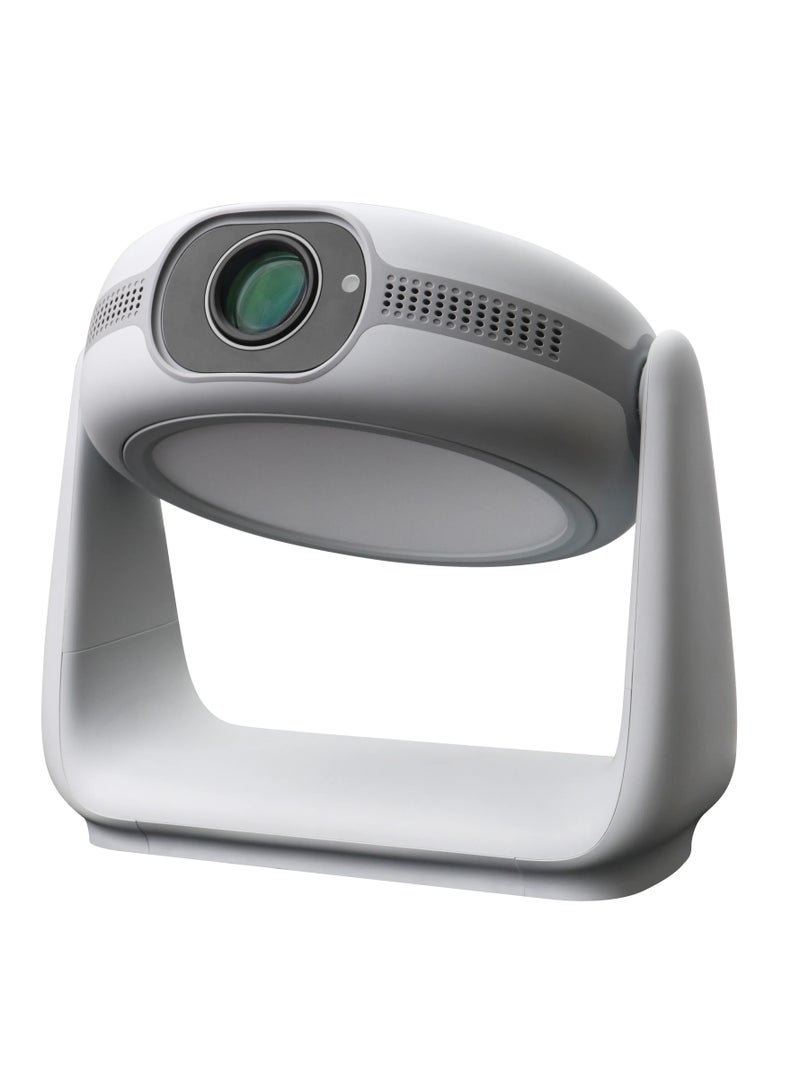 K1 Rechargeable 5000 Lumens HD Smart Mini Projector with 150-Inch Display, Theater, 230° Rotating Stand Portable Projector with Built-InBattery 5200mAh- Speaker: 5W - Projection Size: 30-150 inches - Resolution: Full HD 1080P - Image 1