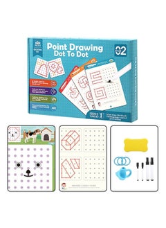 Y&D Copybook for kids, Handwriting Practice Reusable Shape Tracing Workbook, kit Preschool Calligraphy Set Easy Grip Pen&Refill Toddlers and Preschoolers, Montessori Early Education  - Image 5